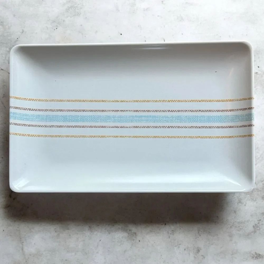 Hearth & Hand with Magnolia Striped Rectangular Serving Platter!